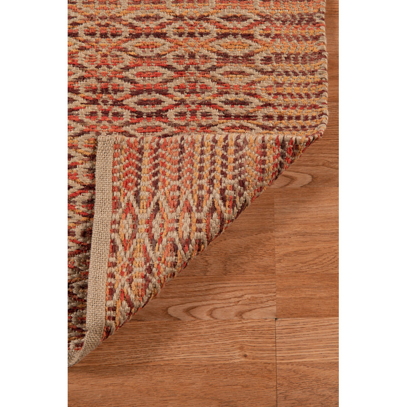 Dakota Fields Bertrand Handwoven EcoFriendly LowPile Jute Blend Area